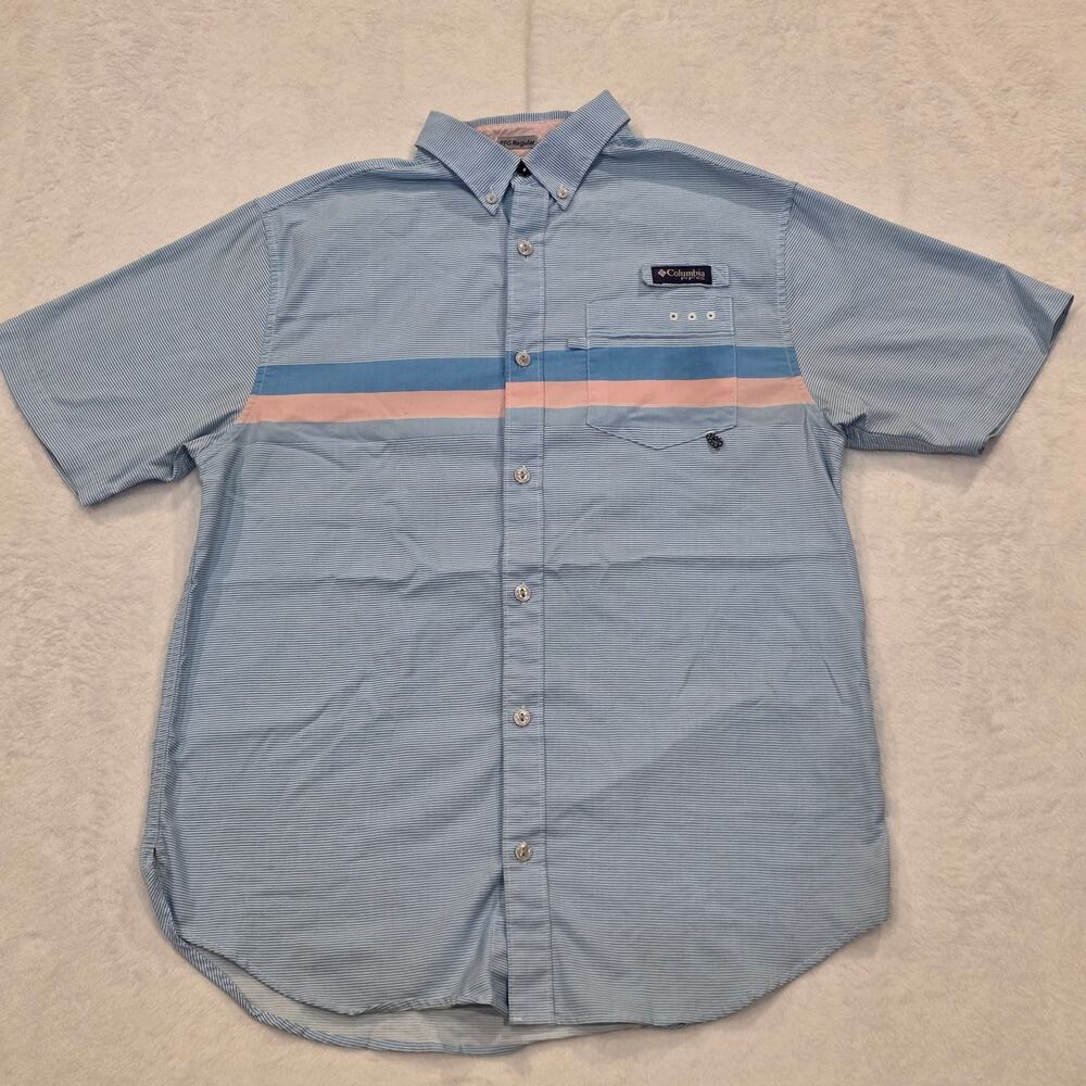 Columbia PFG Regular Mens Polo Small